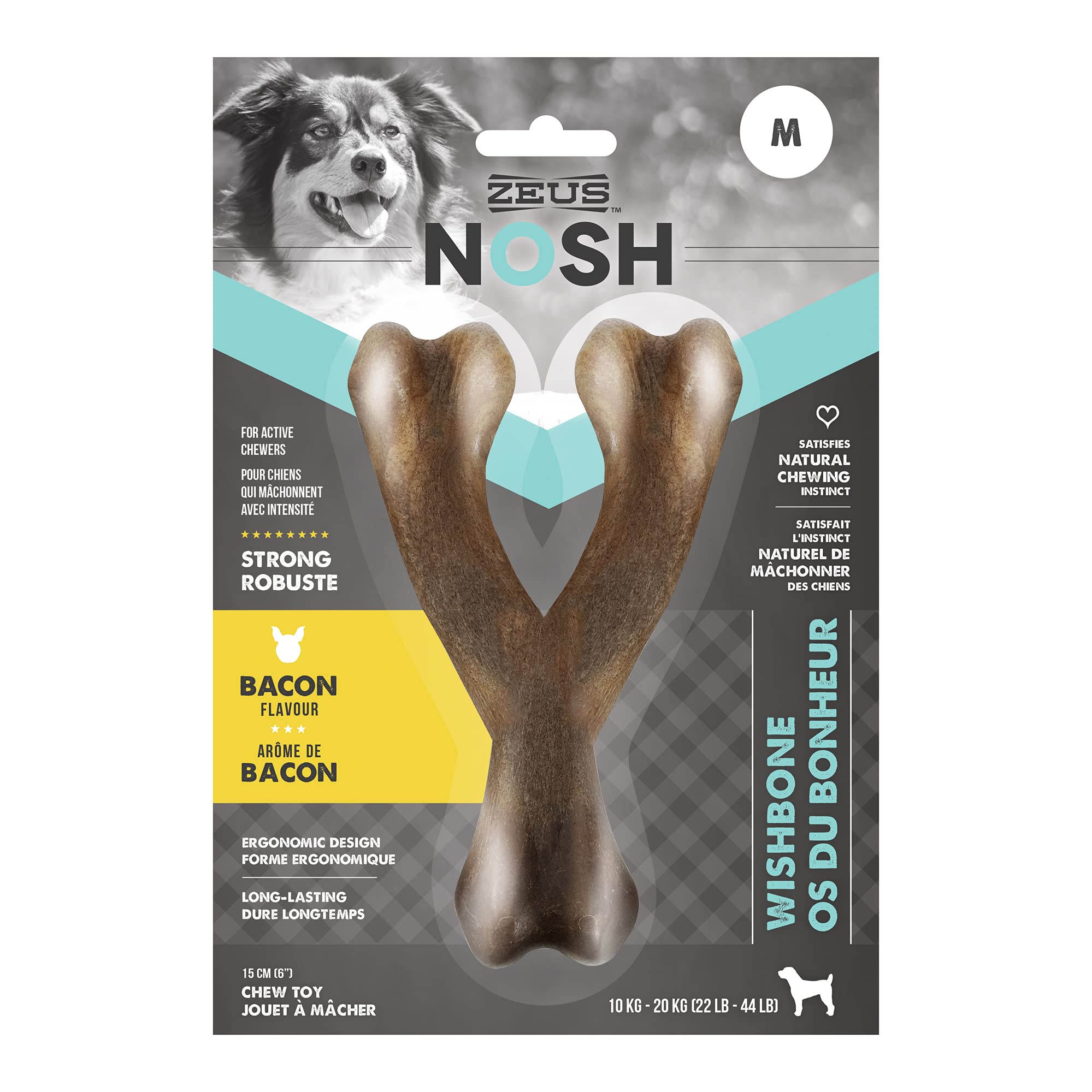 Zeus Nosh Strong Wishbone Bacon Medium