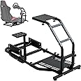 Minneer Ladder Type Driving Simulator Cockpit Match Seat Fits for Logitech/Thrustmaster/Fanatec/Moza/PXN G25/G27/G29/G920/G923/T300/T248/TX Racing Sim Mount(Seat, Wheel, Pedal, Handbrake Not Included)