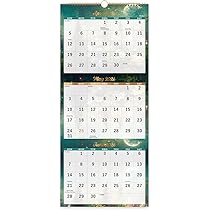 Calendar 2026-2027 - 3 Month Wall Calendar Vertical Display