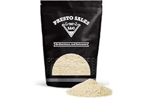 Almonds, Extra fine Fresh Flour/Meal healthy Blanched Raw, Keto friendly, Quality, Delicious, #1 Diet, Low Carb, Protein, Packed in a 1 lb. (16 oz.) resealable bag by Presto Sales LLC