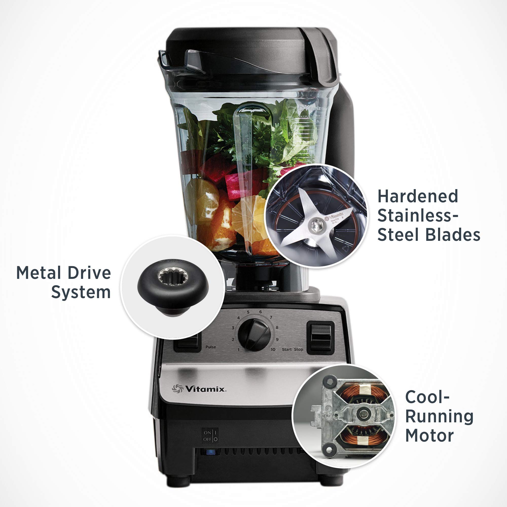 Vitamix 5300 Blender, ProfessionalGrade, 64 oz. LowProfile Container