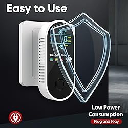4-in-1 Upgraded Natural Gas Leak Detector and