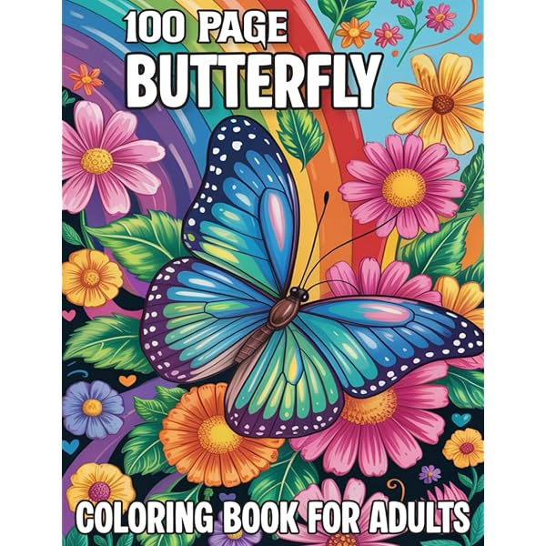CREATIVE HAVEN: BELLISSIMO libro da colorare farfalle - copertina