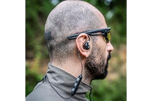 EARMOR Electronic Shooting Ear Protection, Bluetooth 5.4 Shooting Ear Buds Noise Cancelling & Sound Amplication Hearing Protection Earbuds, IP67 Dustproof Waterproof for Hunting, Gun Range