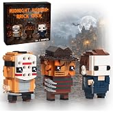WeekCare Halloween Horror Figures Building Block Set, Scary Collectible Action Figures, Horror-Inspired Brick-Compatible Toys, Creative Display Decor, for Adults and Teens, 358 PCS