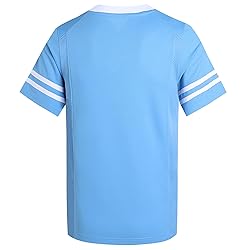 Pullonsy Light Blue Football Jerseys for Men Women