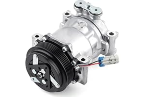 Farrme A/C Compressor Fit for Chevrolet K1500 K2500 K3500 P30, for GMC C1500 C2500 C3500, for Silverado Suburban Tahoe Yukon 1996-1999 CO20151C Automotive Replacement AC Compressor with Clutch 1136557