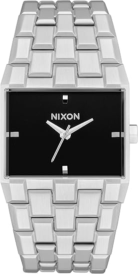 Amazon Nixon Ticket A1262 シルバー ブラック 50メートル 5気圧 防水 メンズ アナログ ファッションウォッチ 34mm 時計面 30mm 23mm ステンレススチールバンド メンズ腕時計 腕時計 通販
