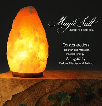 lampara de sal del himalaya magic salt lighting for your soul 2 3 kg
