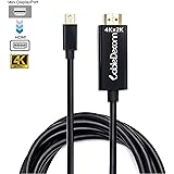 Mini DisplayPort to HDMI Cable, CableDeconn 1.8M 4K Gold Plated Mini DP (Thunderbolt Port Compatible) to HDMI HDTV Adapter
