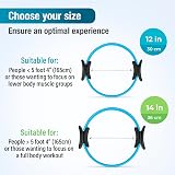 Beenax Pilates Ring Double Handle Exercise Circle Fitness Ring 12/14 in view 7