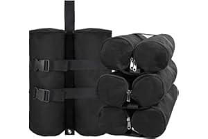 JOROHIKER Canopy Weight Bags(140lbs) for Pop up Canopy Tent, 1680D Heavy Duty Leg Canopy Weights Sand Bags for Instant Outdoor Sun Shelter Canopy/Patio Umbrella,Set of 4
