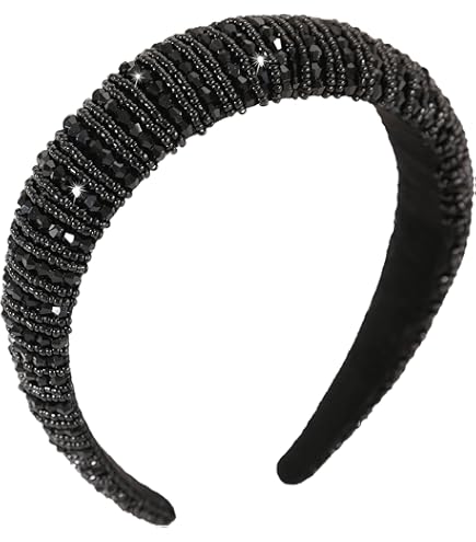 DEEKA Set Da 3 Fasce Per Capelli In Gros-Grain - Blu Navy E Azzurro - Antiscivolo Per Donne, Ragazze E Sport - Perfette Per Tifo E Calcio