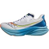 Saucony Men's Running Endorphin Azura Sneaker White/Cerulean, 10