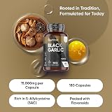 WeightWorld Black Garlic Capsules 15000mg 6 Months UK Made Vegan 180 view 2