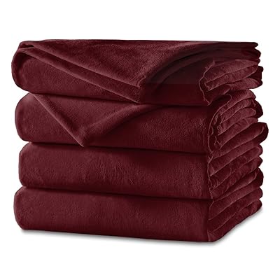 Sunbeam Velvet Plush Heated Blanket, King, Garnet Ireland Ubuy