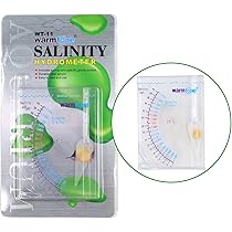 Saltwater Hydrometer – Aquarium Salinity Tester For Fish Tanks & Pools (Plastic/Glass)