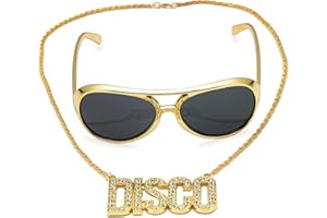 Rave Envy Disco Ball Earrings for Women - 70's Halloween Disco Outfits Costume Accessories For Men - Choice of Color