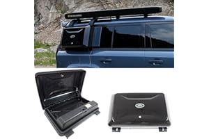 COOLAUTO Exterior Side Mounted Gear Carrier Toolbox Storage Box with Lock fits for 2020-2025 Land Rover Defender 90 110 Side 