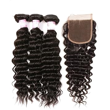 Amazon Com The Best Of Us Brazilian Deep Wave Hair Bundles With