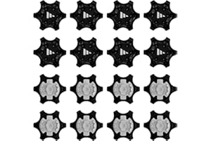 Emperoch 16 Pcs Golf Shoe Spikes - Anti-Skid Stinger Rubber Accessories, Replacement Cleats for Golf Shoes