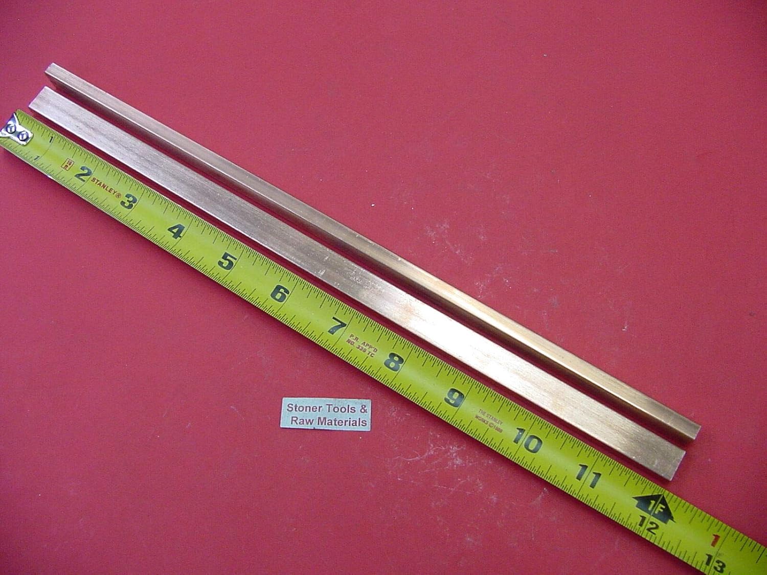 1/4 x 2 C110 Copper BAR 14 Long Solid Flat Mill Bus Bar Stock H02