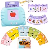 QuTZ Talking Flash Cards,ABC Learning for Toddlers 2-4, Autism Toys, Speech Therapy Toys, Educational Words Flash Cards Kindergarten for Boys and Girls, 272 Sight Words
