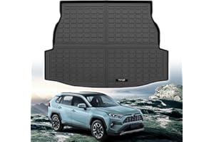 Custom Fit Car Cargo Mats for 2019-2024 2025 Toyota RAV4 Accessories Trunk Liner All Weather TPE Protection Mat (for 2019-202