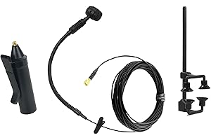 HEIMU Clip On Instrument Condenser Microphone + Universal Clip (for Guitar)