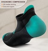 BULLIANT Womens Socks Trainer 6 Pairs Anti Blister Breathable Cushioned view 4