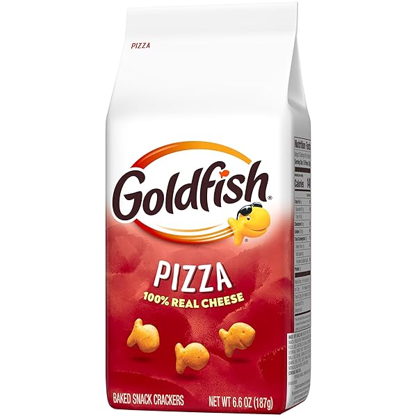 GOLDFISH PIZZA CHEESE CRACKERS, 6.6 OZ BAG