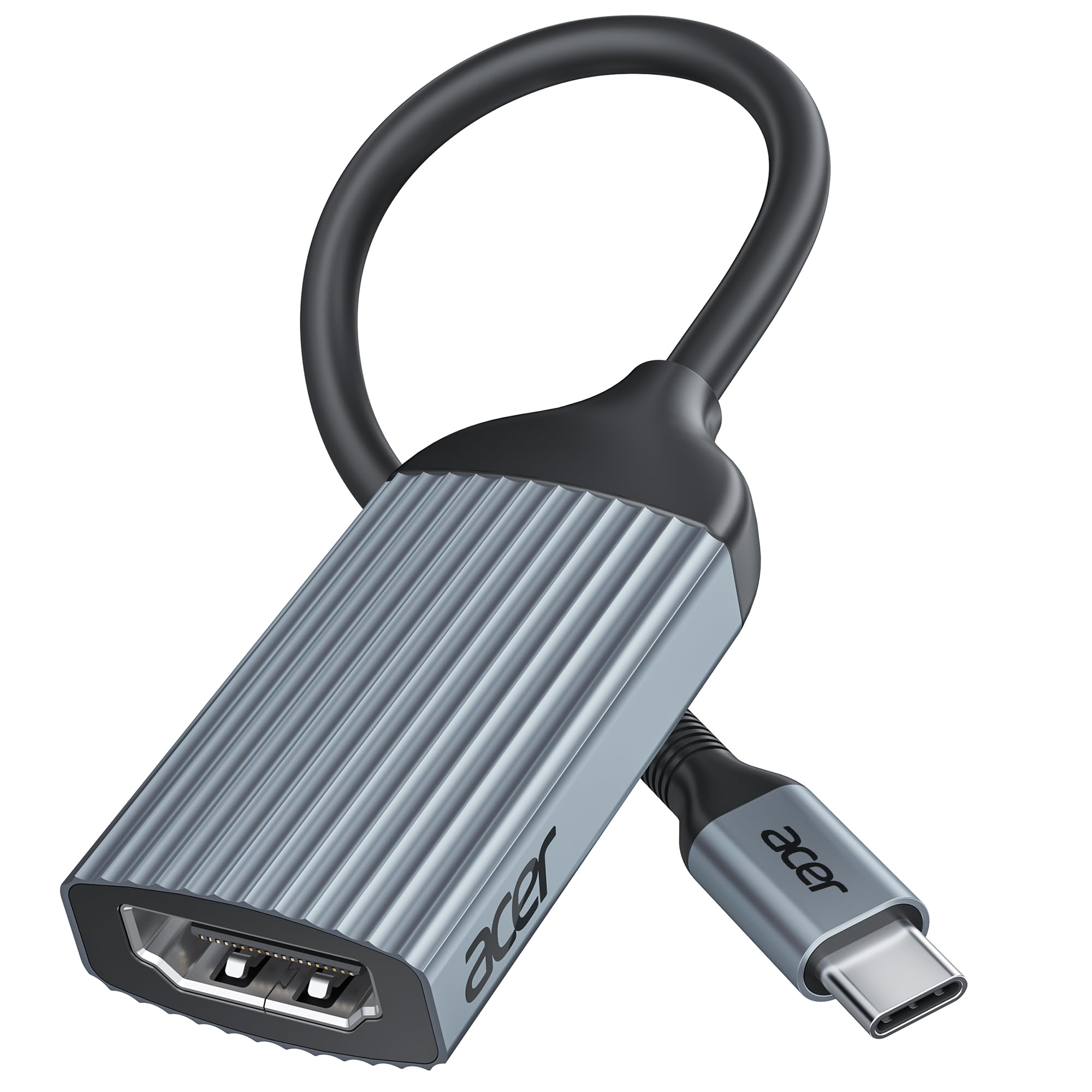Photo 1 of acer USB-C to HDMI Adapter 4K@60Hz, (High Speed, Thunderbolt 3/4) Type C to HDMI Converter Compatible with MacBook Pro/Air, iPhone 16 15 Pro/Max, iPad Pro/Air, Surface, Dell XPS, Chromebook and More