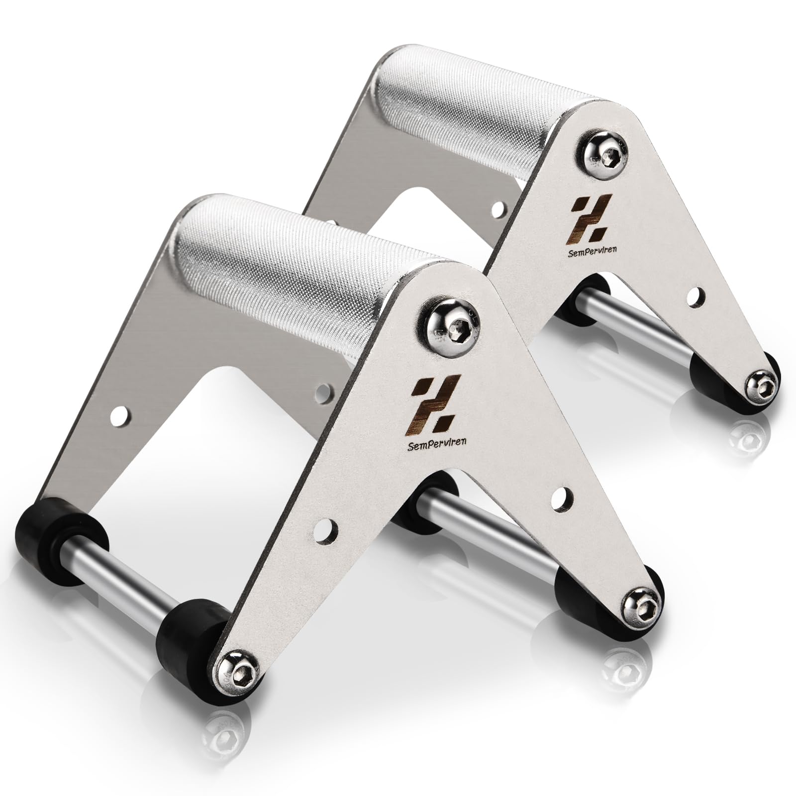Photo 1 of Push Up Stand, Pushup Handles for Strength Training, Heavy-duty Stainless Steel Push Up Bars Gym Exercise Equipment, Hold Up to 500lbs, 1 Pair
