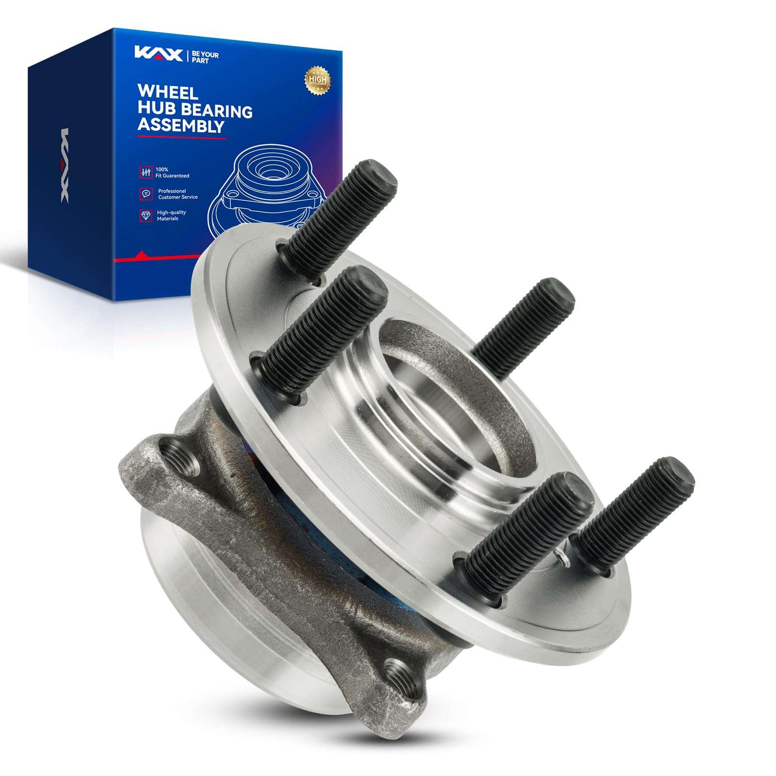Photo 1 of KAX 513293 Front Wheel Bearing hub Assembly Compatible with Honda Odyssey 2011-2017,1pc Wheel Bearing 5 Lugs W/ABS