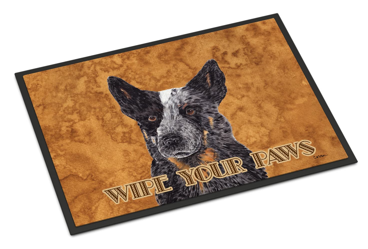 Caroline's Treasures Australian Cattle Dog Indoor or Outdoor Doormat, 24 inches x 36 inches, Multicolor