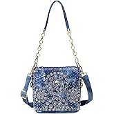 YeFine Bling Rhinestone Purse for Women Evening Bag Shoulder Bag Sparkling Crystal Wedding Party Clutches Handbags