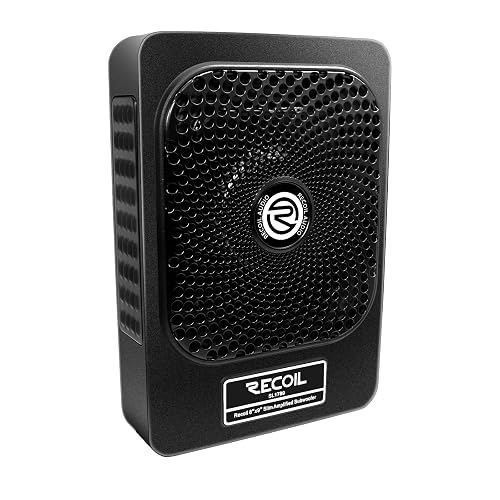 Recoil SL1789 550W Max / 250W RMS Powered Under-seat Active Slim 8”x9 ...