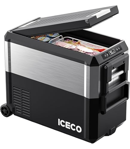 Amazon.com: ICECO JP50 ProD Dual Zone Fridge Freezer, 51 Qt