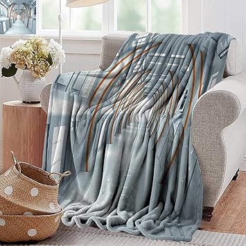 Amazon Com Pearlrolan Bed Blanket Fantasy Futuristic Hallway Of