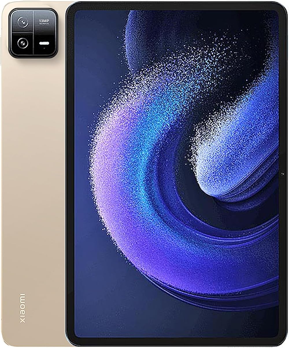 Xiaomi Pad 6 Tablet 6GB RAM 128GB WiFi 11 Inch Gold UK Version 2 Year Warranty