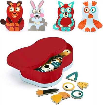 magnetic animal puzzle
