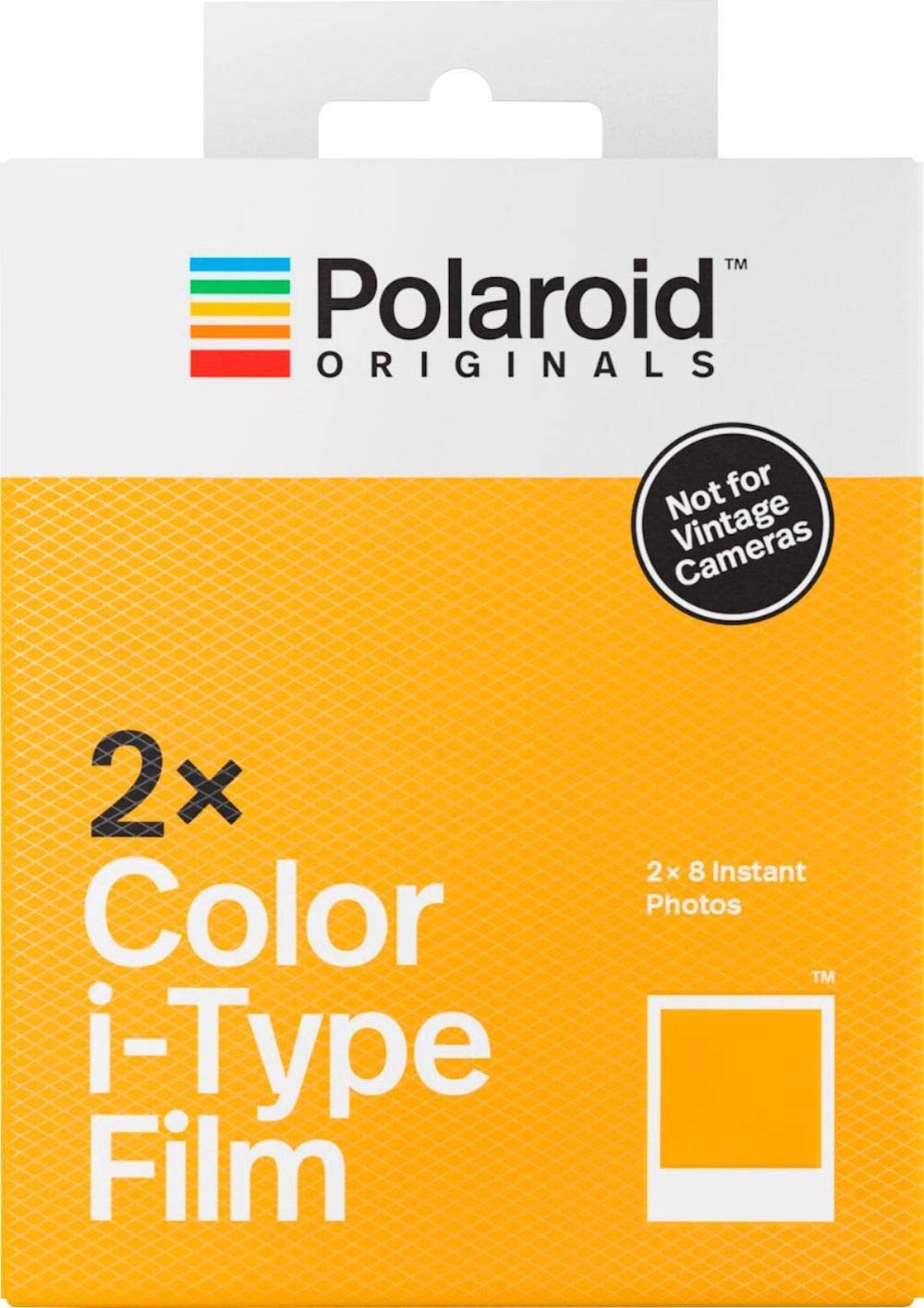 Polaroid Originals 4836 i-Type Colour Film - White Frame (Pack of 2)