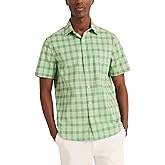 Nautica Mens Nautica Sustainably Crafted Plaid Short-Sleeve Shirt