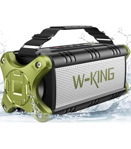 Amazon.com: W-KING Bluetooth Speaker- 100W Peak 60W RMS Deep Bass