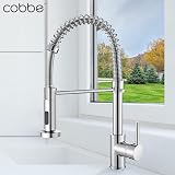 Cobbe Kitchen Tap with Pull Out Spray Single Handle High Arc 360° UK view 8