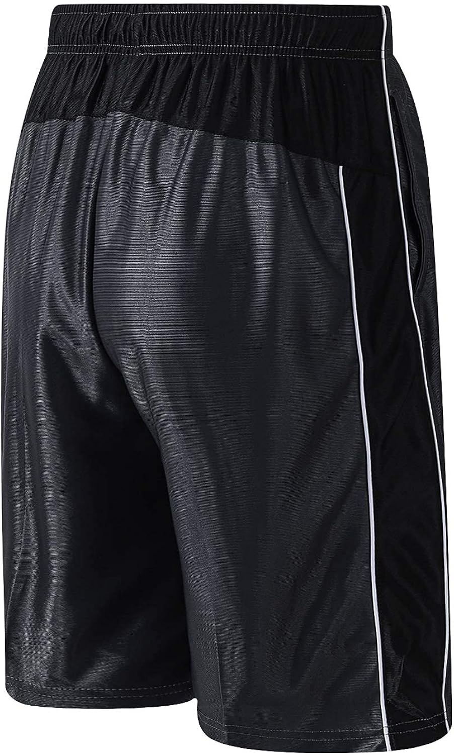 PTSports Men's 11'' Cool Basketball Shorts with Pockets Long Gym Athletic Shorts Running Quick-Dry Drawstring: Clothing
