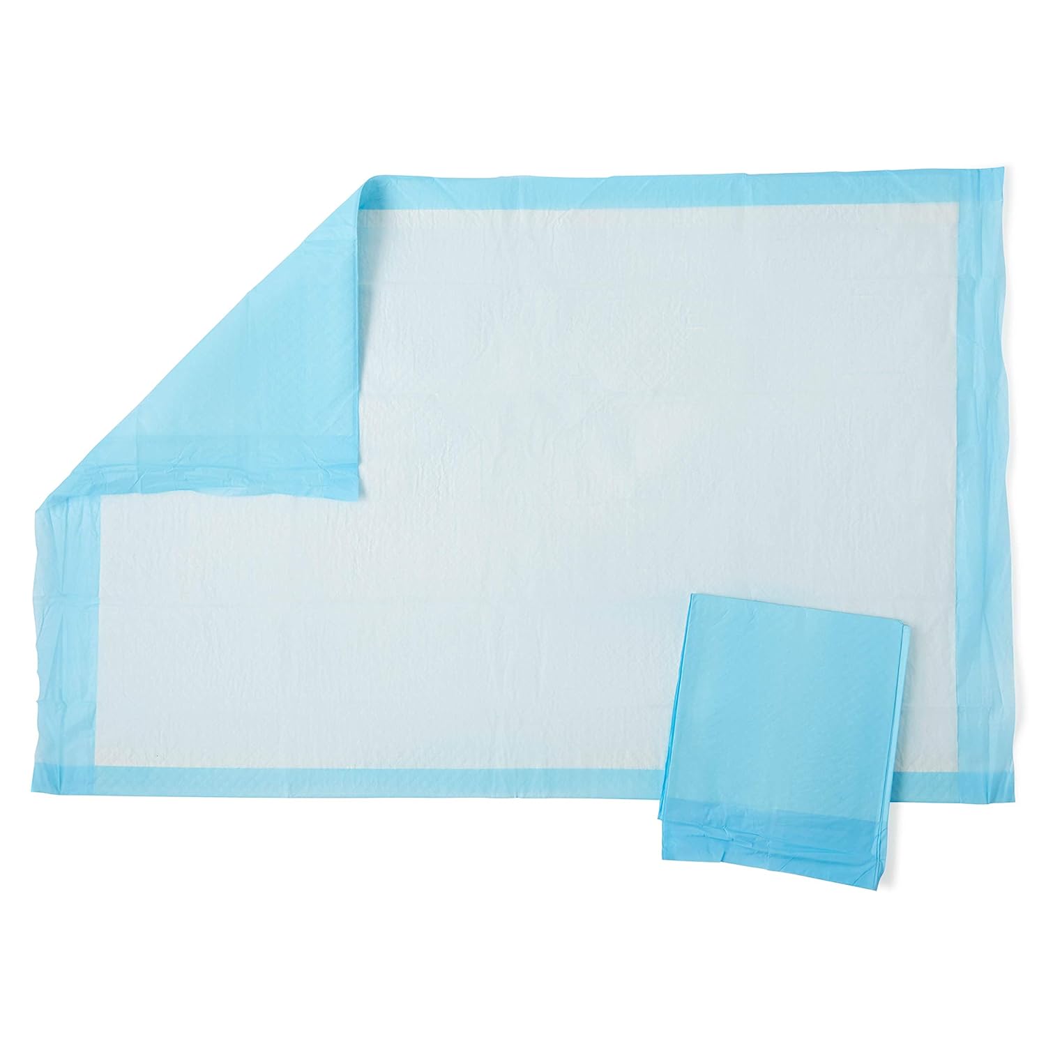 Quilted Basic Disposable Blue Underpad, 23" x 36" for incontinence, Furniture Protection or Pet Pads (Pack of 150): Industrial & Scientific