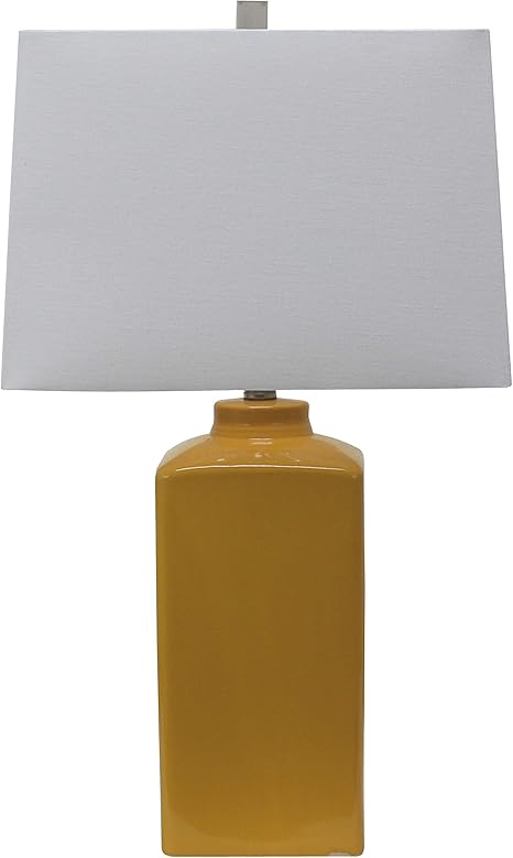 grey and mustard lamp