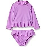 Amazon Essentials Baby Girls' Rashguard Set