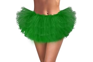Ammiko Tutu for Women Adults - 5 Layer Tutu Skirts, Tutus for Women Girls, Halloween Tutu Adult, 80s Tulle Skirt Costume